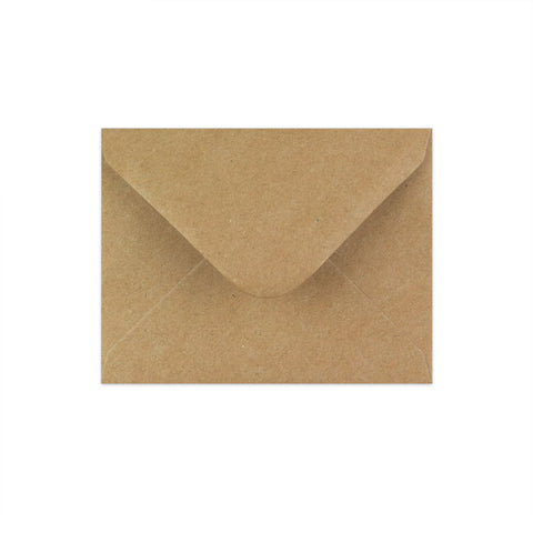 Kraft V-Flap Gummed Envelopes 110 Gsm Fleck 95 x 122 mm