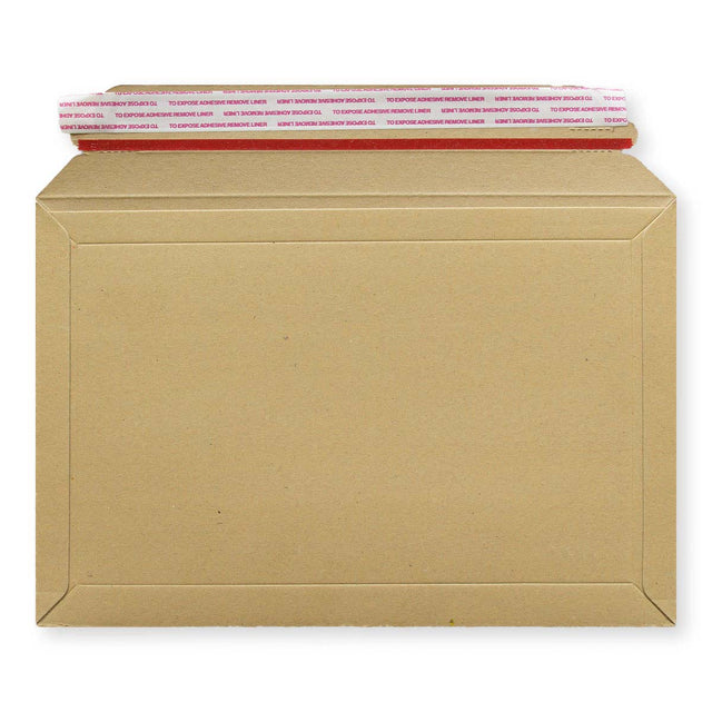 Manila Brown Peel & Seal Rigid Board Mailers Envelope (194 x 292mm)
