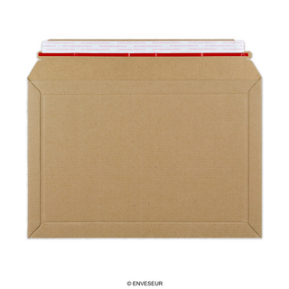 Manila Brown Peel & Seal Rigid Board Mailers Envelope (194 x 292mm)