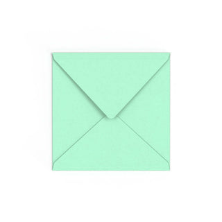 Jade Green British Made Gummed V-Flap Envelope (155 x 155mm)