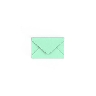 Jade Green British Made Gummed V-Flap Envelope (62 x 94mm)