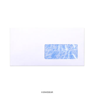 White Envelope with Internal Opacity - Window 115x225 mm (DL+) 90gsm
