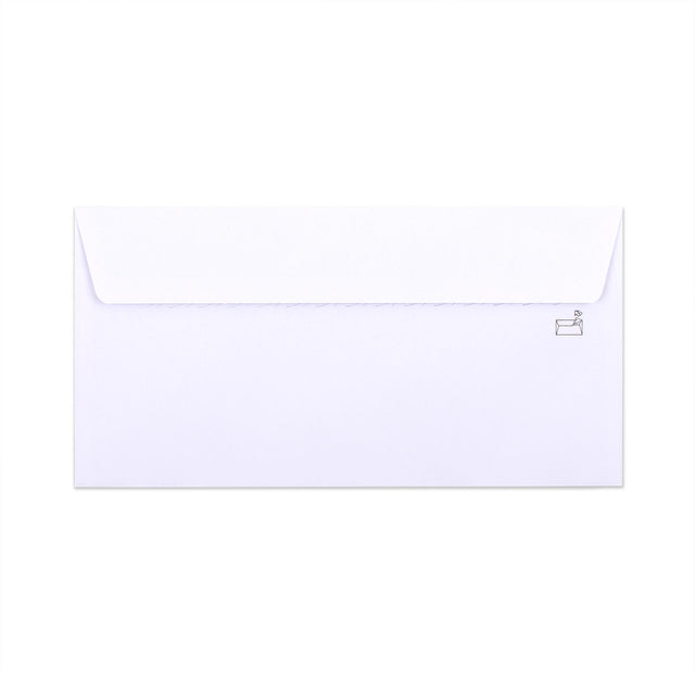 White Envelope with Internal Opacity - Window 115x225 mm (DL+) 90gsm
