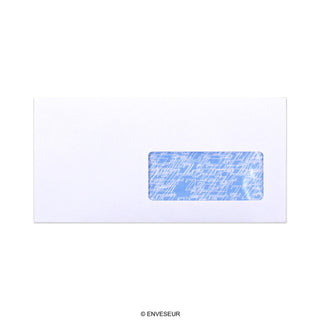 White Envelope with Internal Opacity - Window 110x220 mm (DL) 90gsm