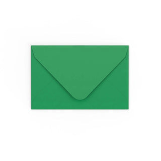 Dark Green Gummed V-Flap Envelope (65 x 94mm)