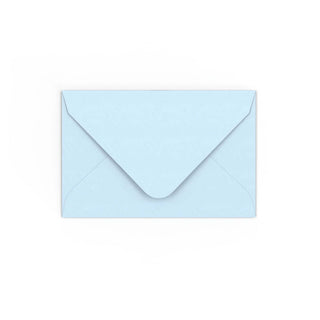 Pale Blue Gummed V-Flap Envelope (65 x 94mm)