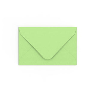 Pale Green Gummed V-Flap Envelope (65 x 94mm)