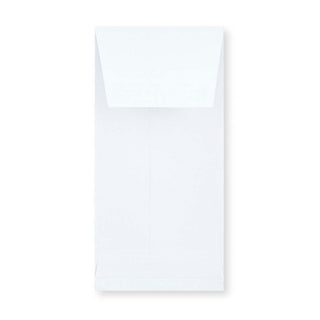 DL White Recycled Peel & Seal Gusset Envelope (220 x 110 x 25mm)