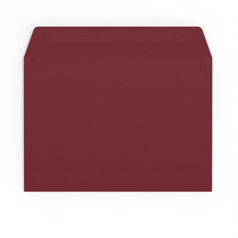 Burgundy envelopes Burgundy 162 x 229 mm (C5) Peel and Seal
