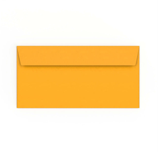 DL Dark Yellow Peel & Seal Envelope (110 x 220mm)