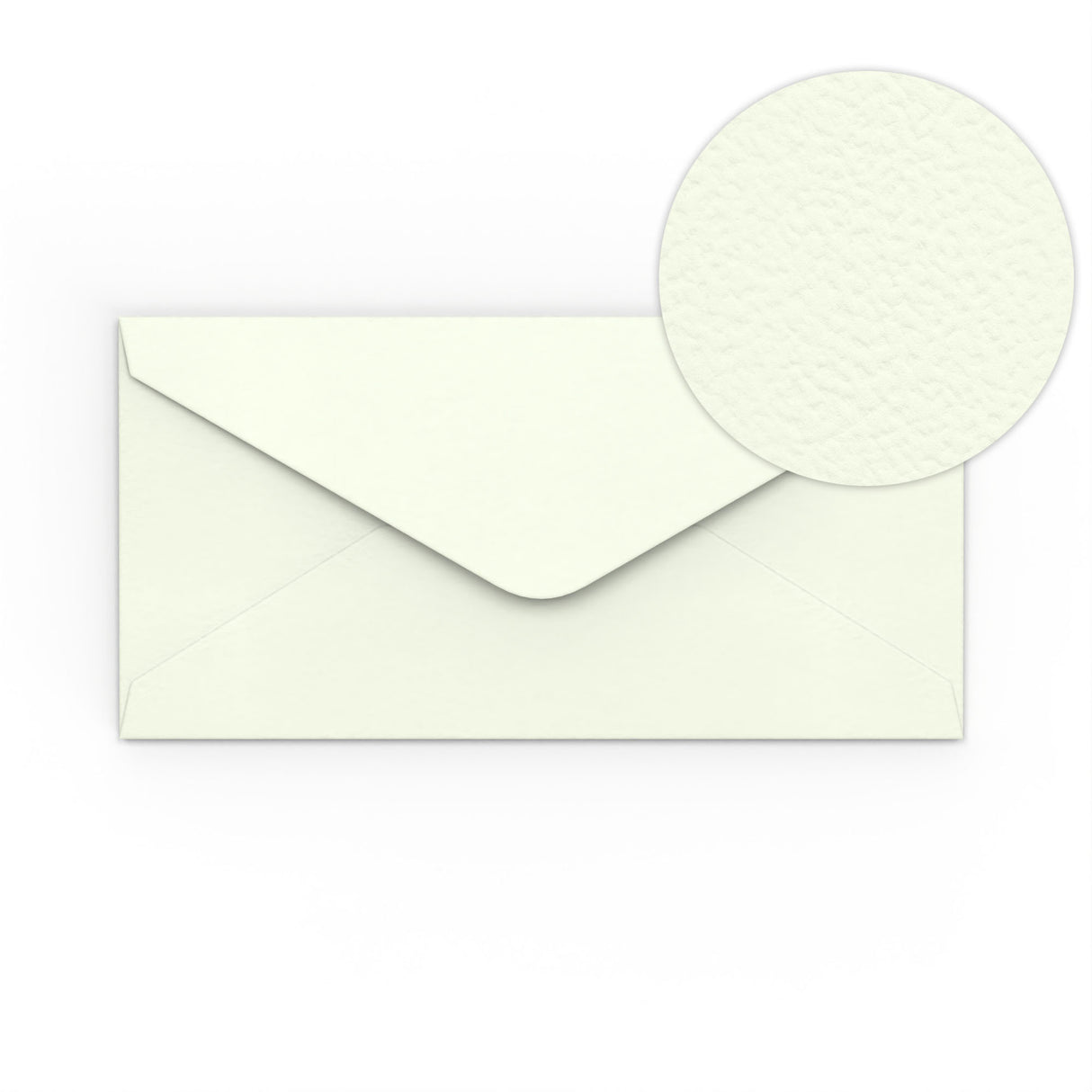 DL Milk White Hammer Envelope (110 x 220mm)