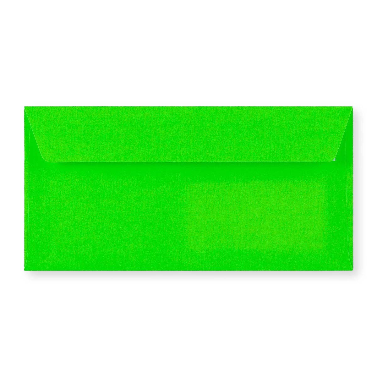 DL Green Peel & Seal Neon Envelope (110 x 220mm)