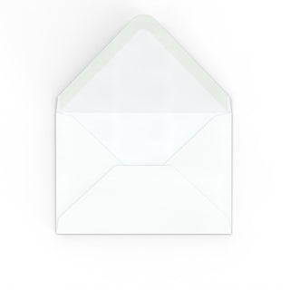 White Hammer Gummed V Flap Envelope (65 x 94mm)