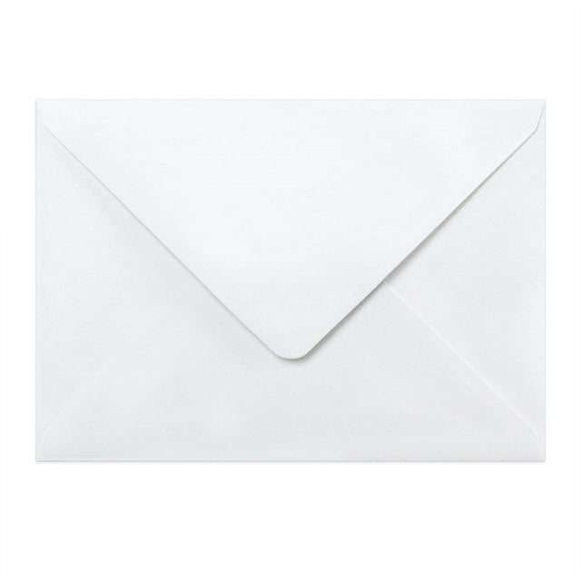 V-Flap Recycled Envelopes White 162 x 229 mm (C5)