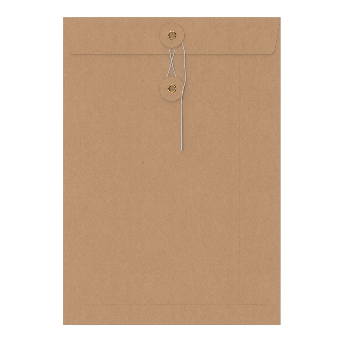 Coloured envelopes with string and washer closure