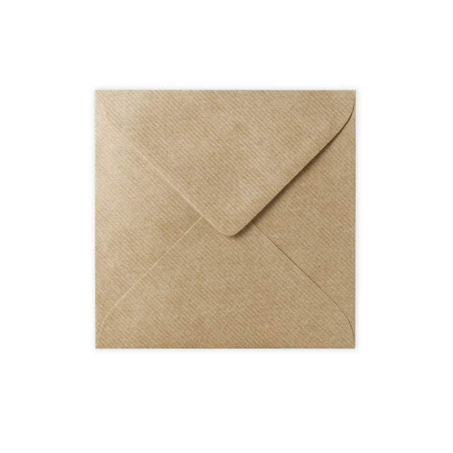 Ribbed Kraft Envelope 155x155 mm