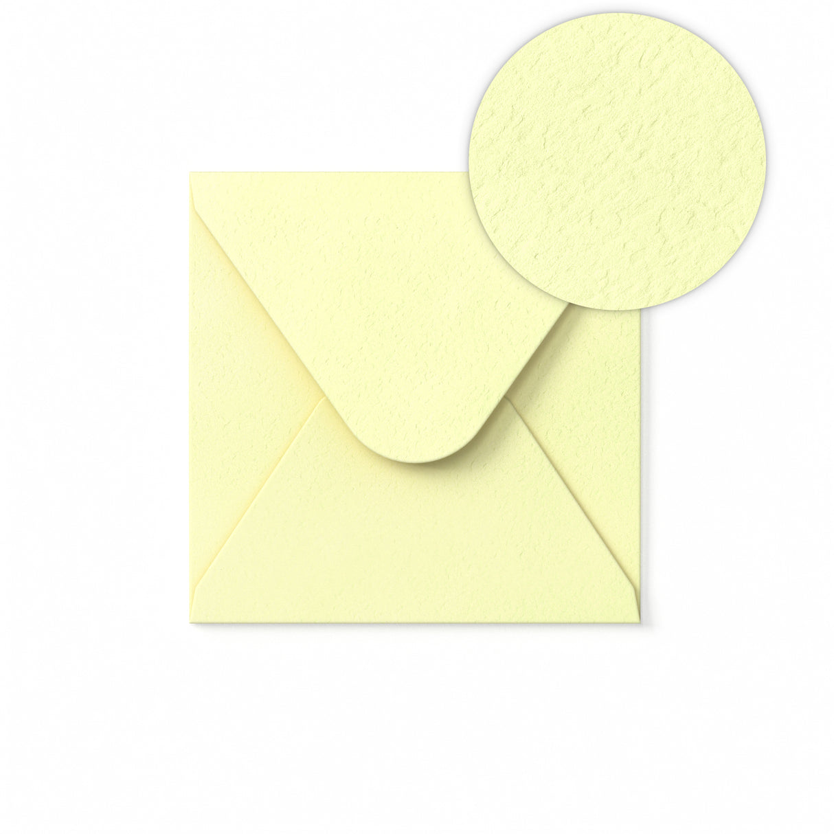 Ivory Envelope Hammered Texture 130x130 mm