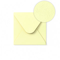 Ivory Envelope Hammered Texture 130x130 mm