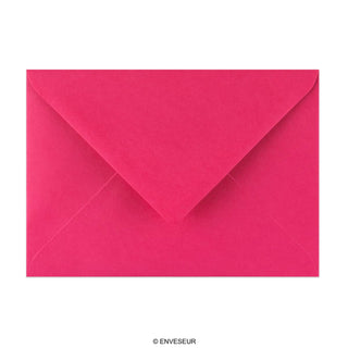 Fuschia Pink Gummed V-Flap Greeting Card Envelope (125 x 175mm)