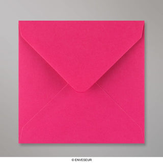 Fuschia Pink Gummed V-Flap Greeting Card Envelope (140 x 140mm)