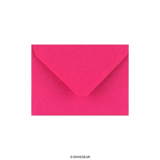 C7 Fuschia Pink Gummed V-Flap Greetings Envelope (82 x 113mm)