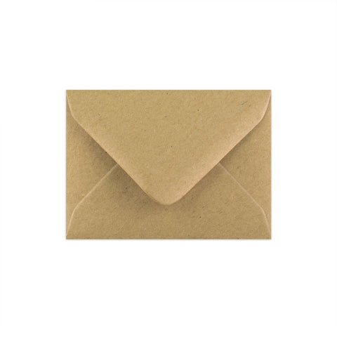 Kraft V-Flap Gummed Envelopes 110 Gsm Fleck 70 x 100 mm