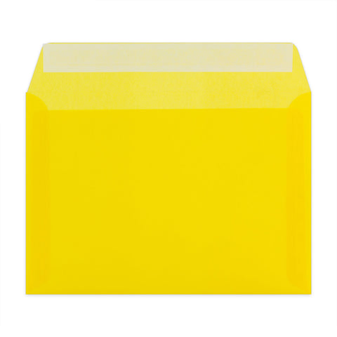 Translucent Envelopes Yellow 162 x 229 mm (C5)