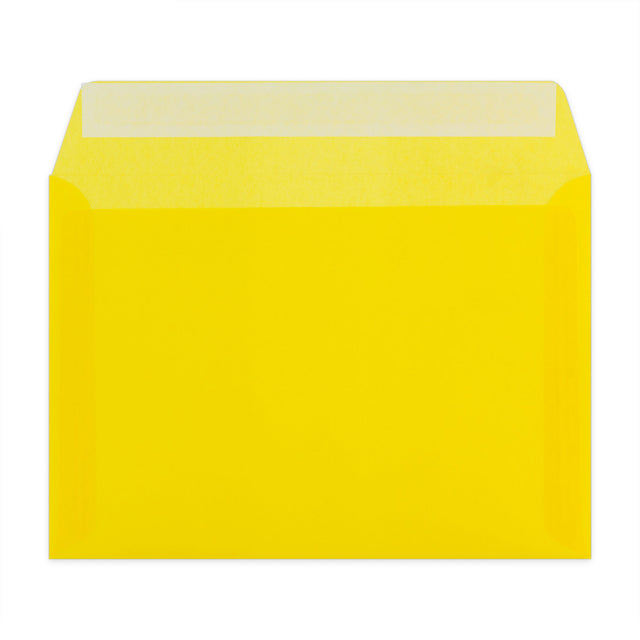 Translucent Envelopes Yellow 162 x 229 mm (C5)