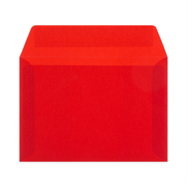 Translucent Envelopes Red 114 x 162 mm (C6)