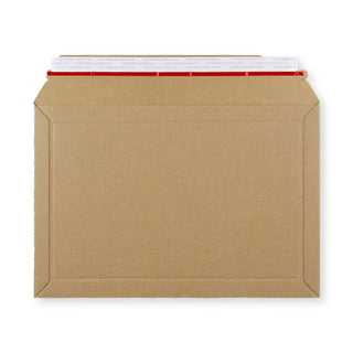 Manila Brown Peel & Seal Rigid Board Mailers Envelope (194 x 292mm)