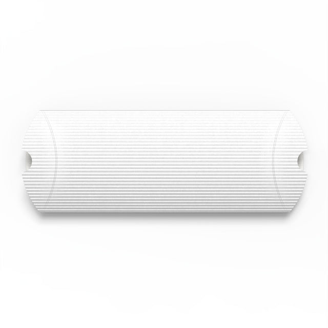 Corrugated Pillow Boxes White 220 x 110 mm (DL)