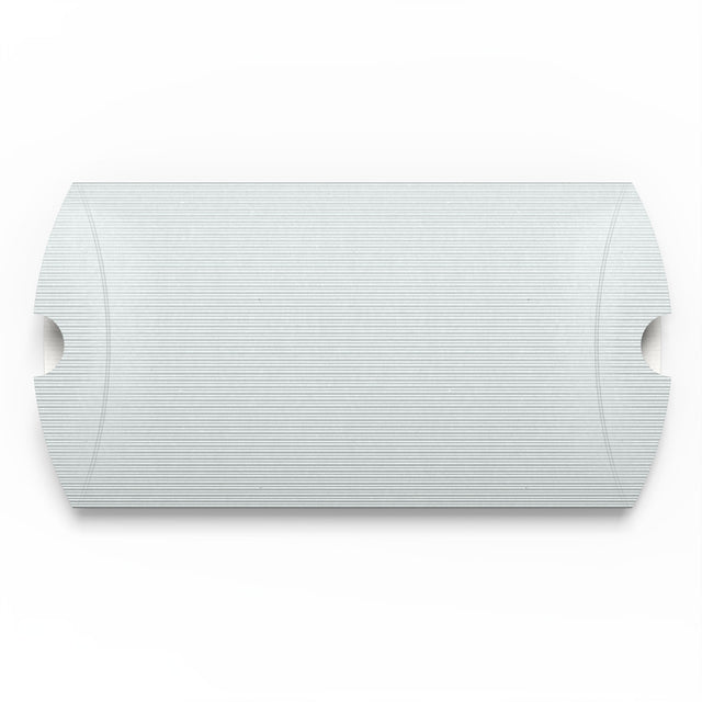 Corrugated Pillow Boxes Silver 229 x 162 mm (C5)