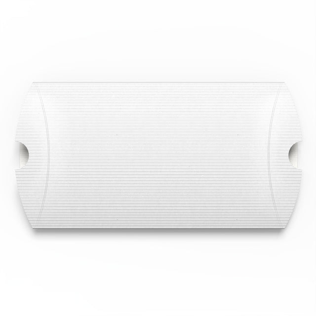 Corrugated Pillow Boxes White 229 x 162 mm (C5)
