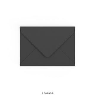 Black envelope 133x184 mm