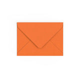 Flame Orange British Made Gummed V-Flap Envelope (133 x 184mm)