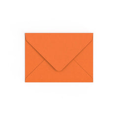 Flame Orange British Made Gummed V-Flap Envelope (133 x 184mm)