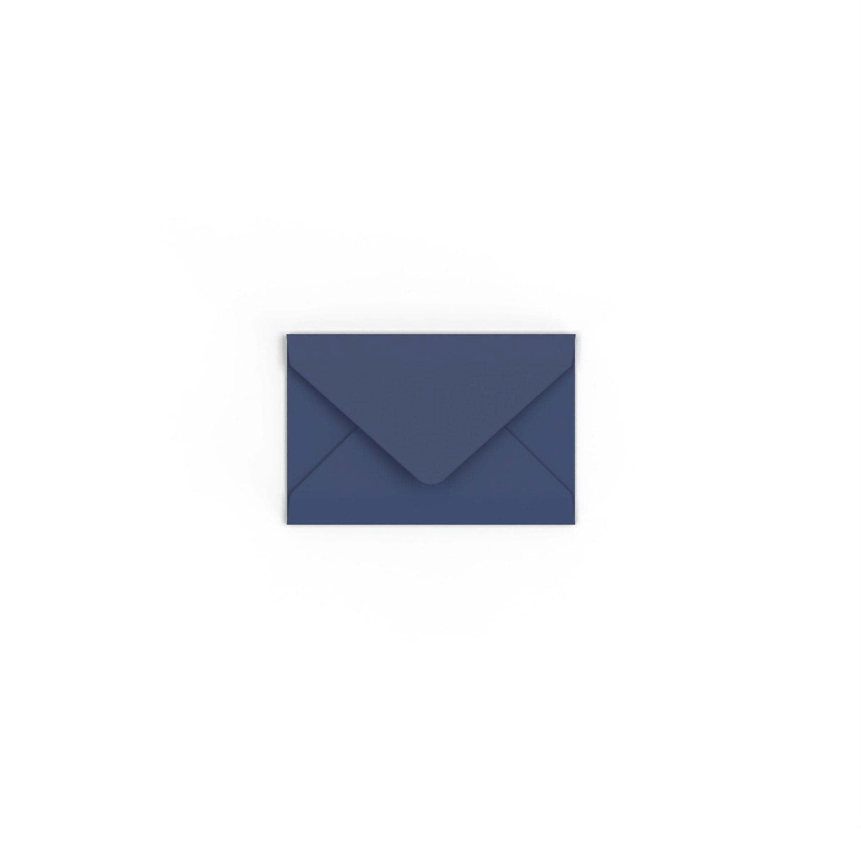 Navy Blue British Made Gummed V-Flap Envelope (62 x 94mm)