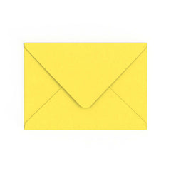 C5 Sunflower Yellow British Made Gummed V-Flap Envelope (162 x 229mm)