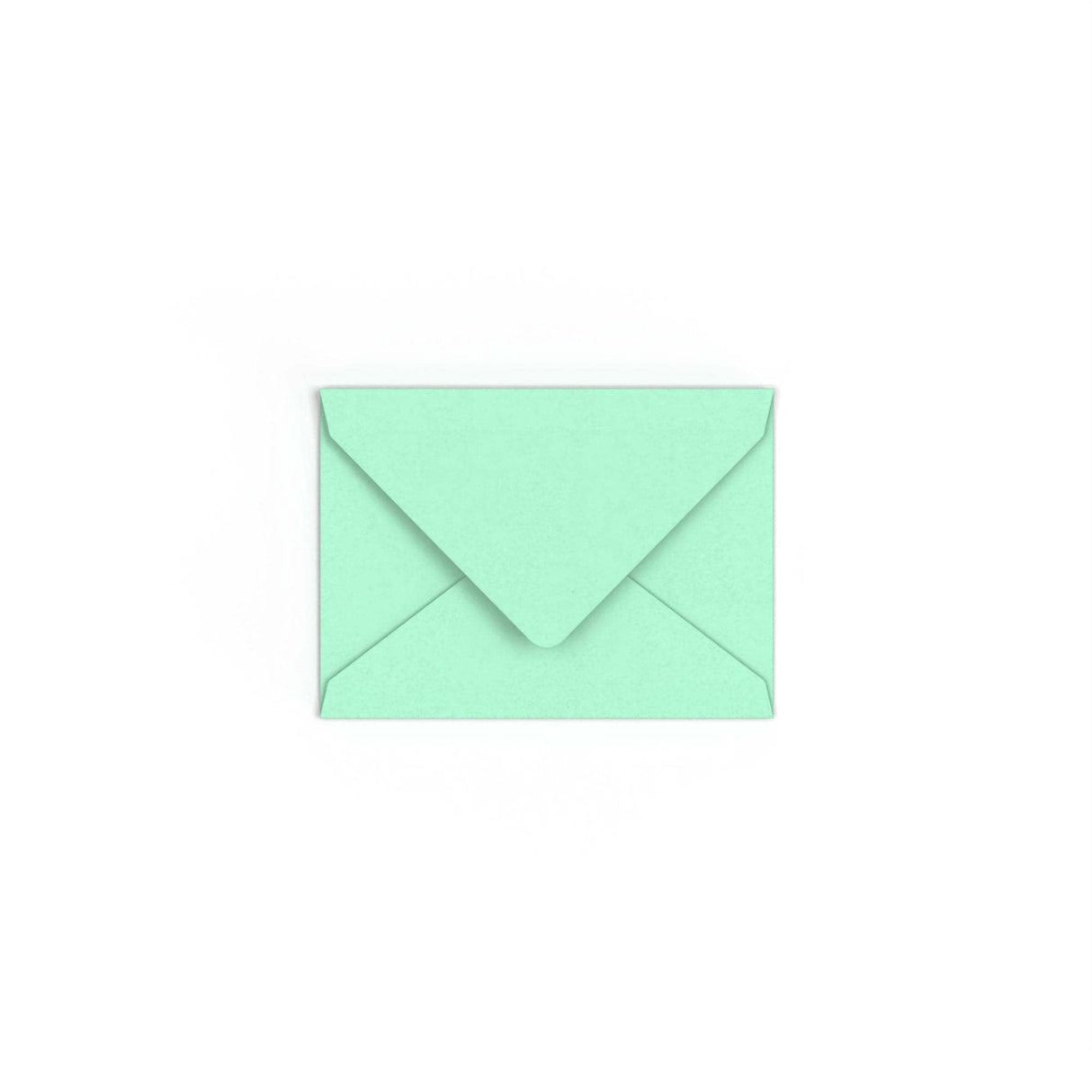 C7 Jade Green British Made Gummed V-Flap Envelope (82 x 113mm)