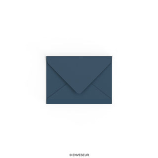 C7 Navy Blue British Made Gummed V-Flap Envelope (82 x 113mm)