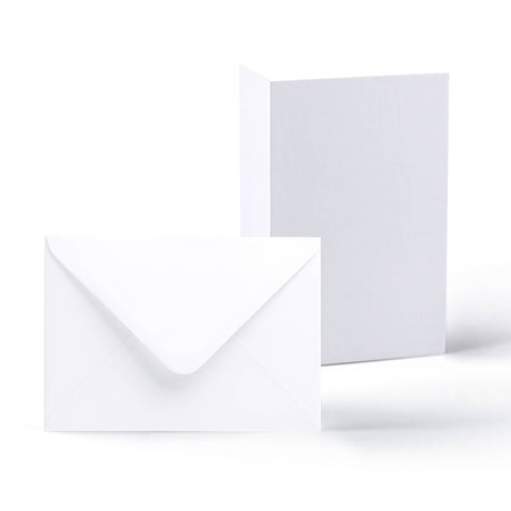 White Smooth Cards & Envelopes Pack