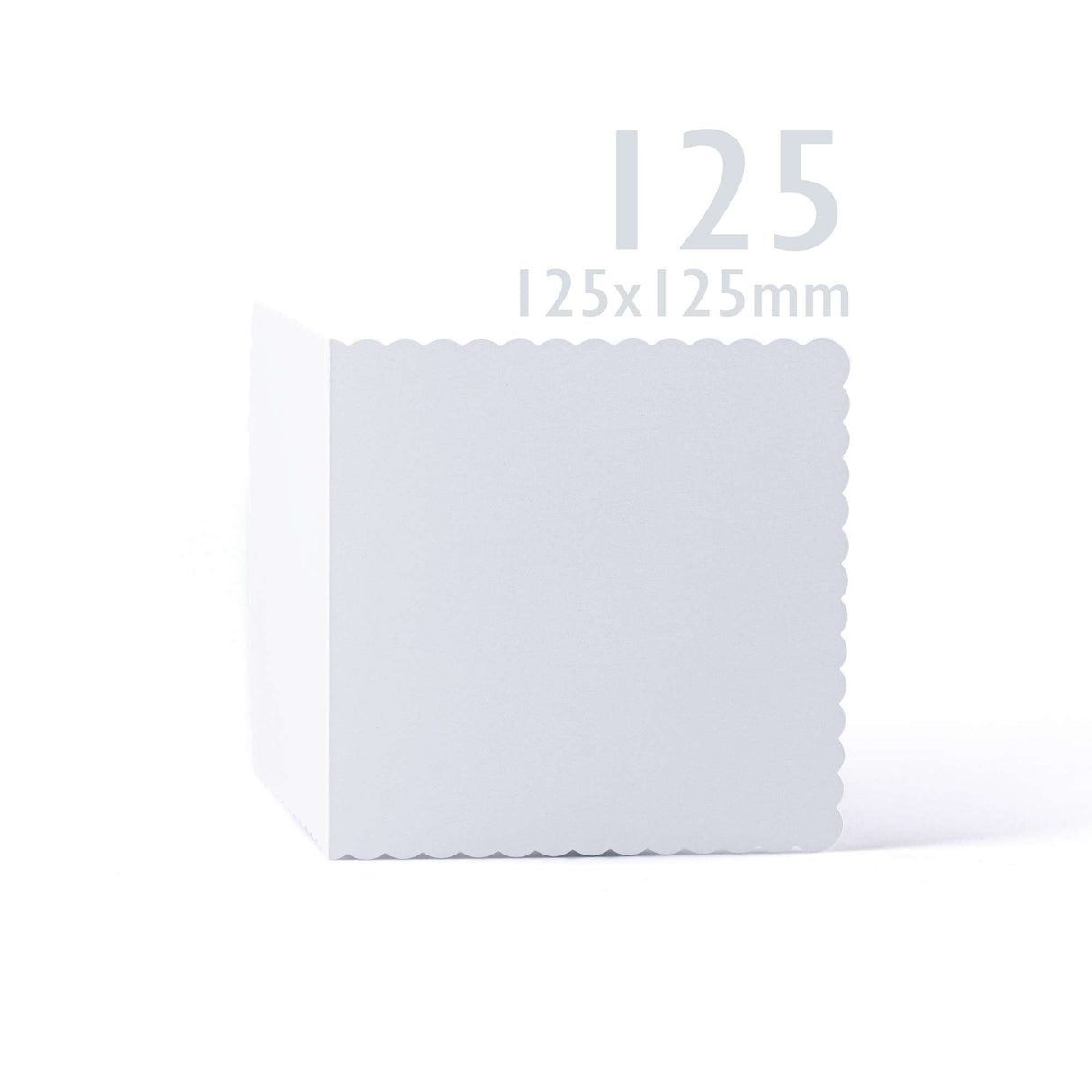 White Scalloped Cards & Envelopes Pack
