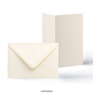 Linen Cards & Envelopes Packs Ivory 165 x 230 x 30 mm