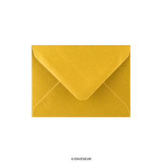 C7 Gold Gummed V-Flap Greetings Envelope (82 x 113mm)