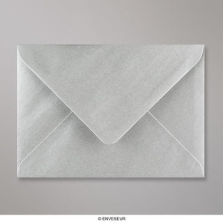 125x175 mm Metallic Silver Envelope