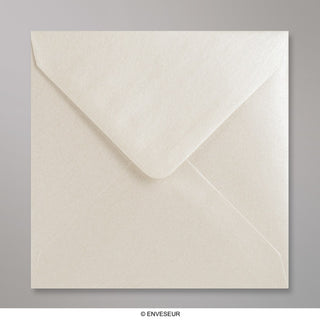 Oyster Gummed V-Flap Greeting Card Envelope (130 x 130mm)