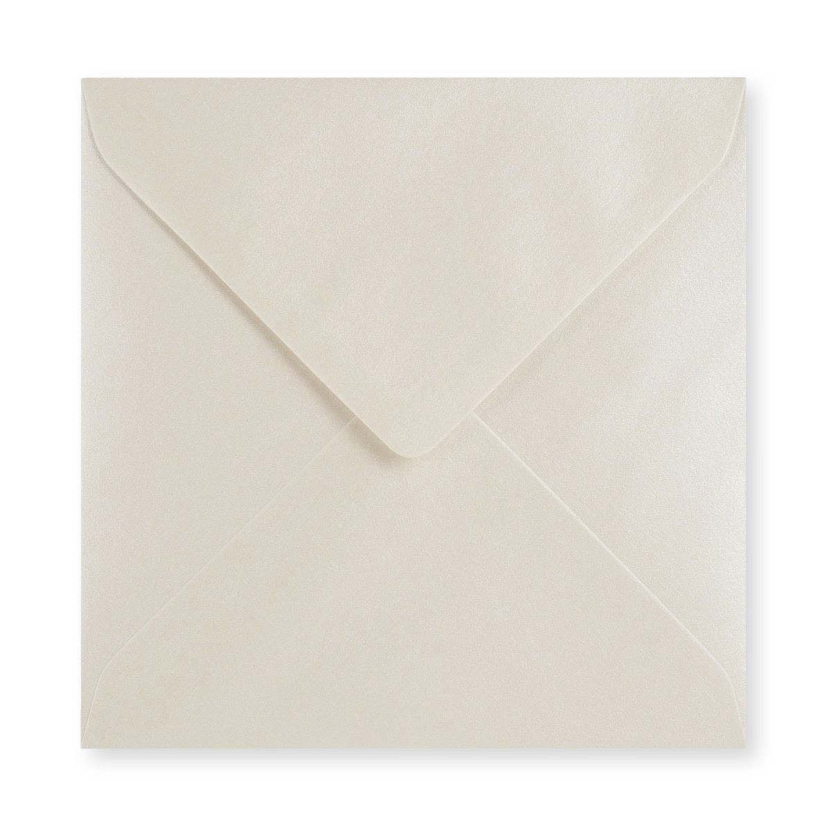 Oyster Gummed V-Flap Greeting Card Envelope (155 x 155mm)