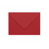 Dark Red Gummed V-Flap Envelope (125 x 175mm)