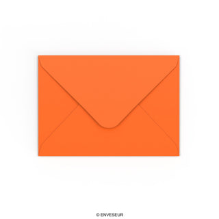 Orange Gummed V-Flap Envelope (125 x 175mm)