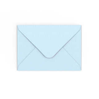 Pale Blue Gummed V-Flap Envelope (125 x 175mm)